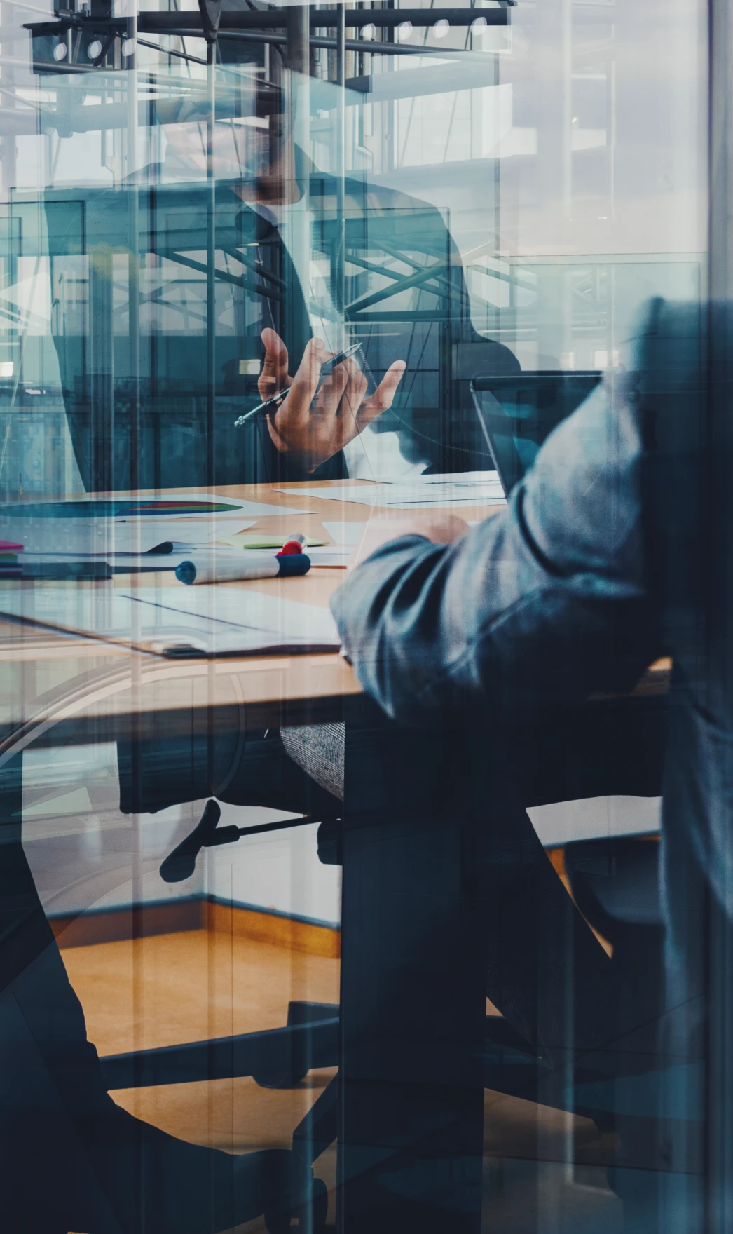 Zdjęcie przeszkleń w biurze